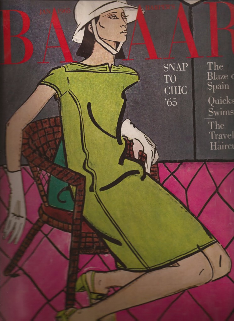 DONYALE LUNA'S 1965 Harper Bazaar cover.