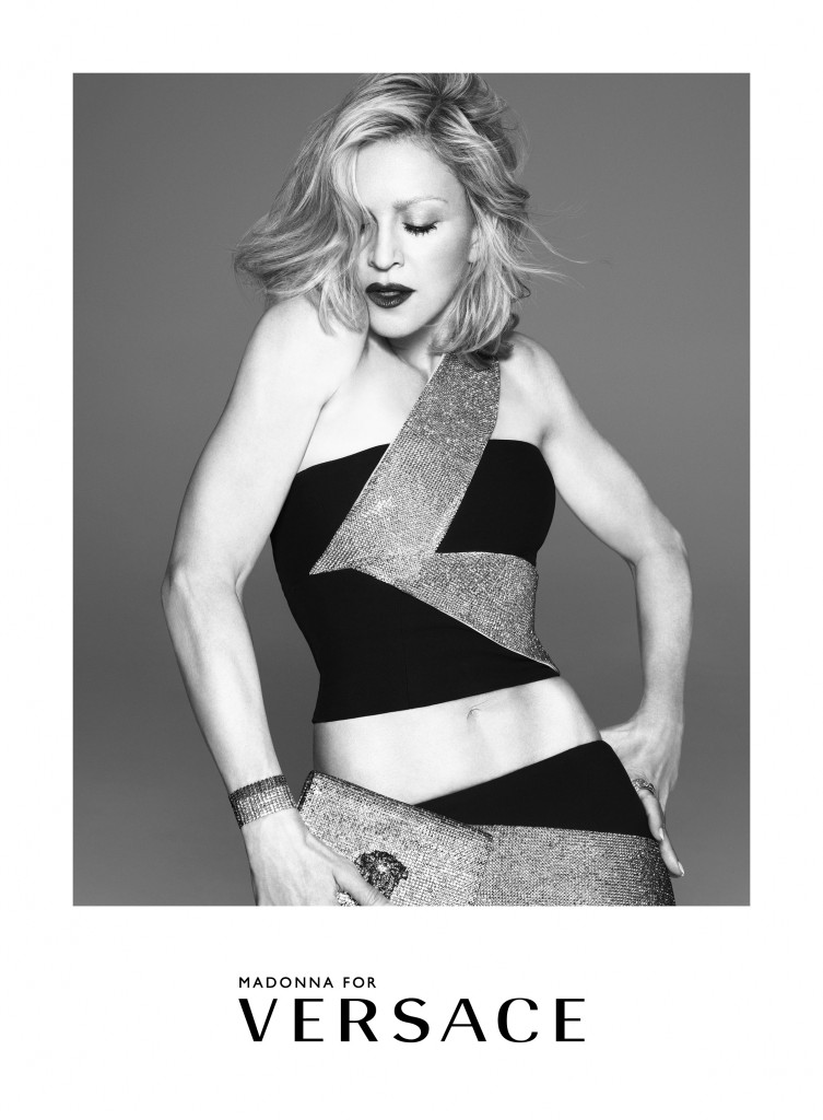 Madonna featured in Versace's Spring/Summer 2015 Campaign