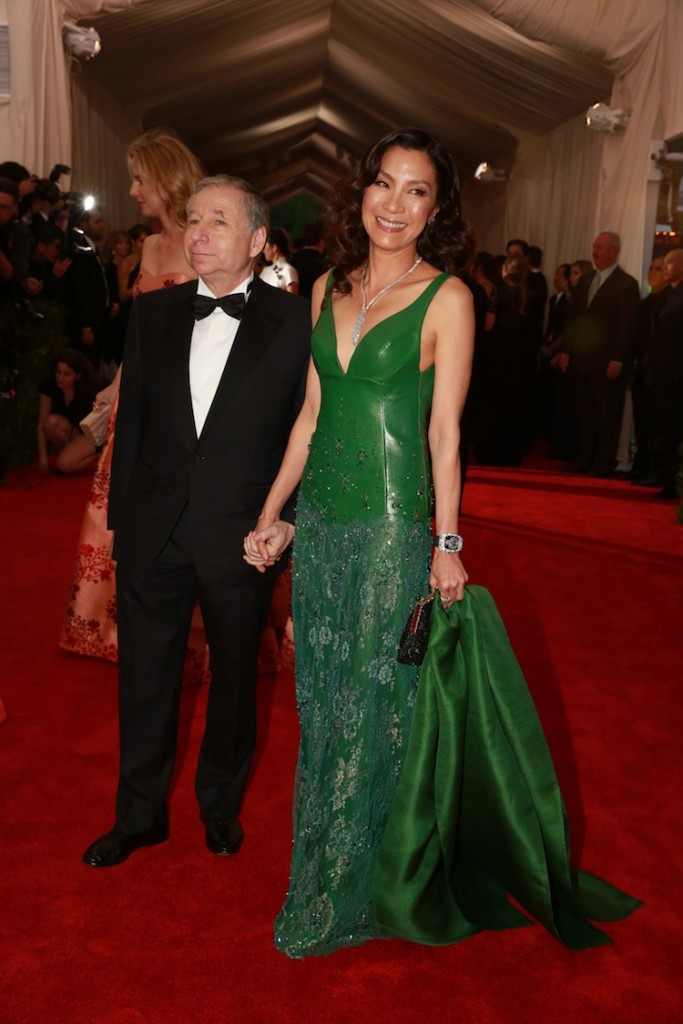 Michelle Yeoh in Shiatzy Chen at the MET Gala in New York City