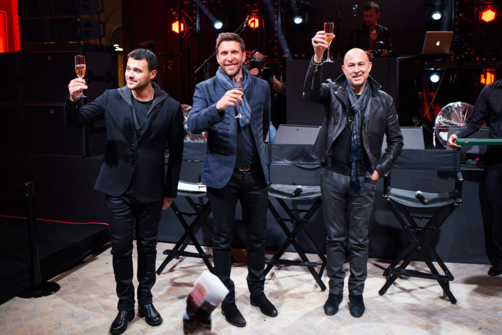 JOHN VARVATOS, ARCHI and EMIN AGALAROV