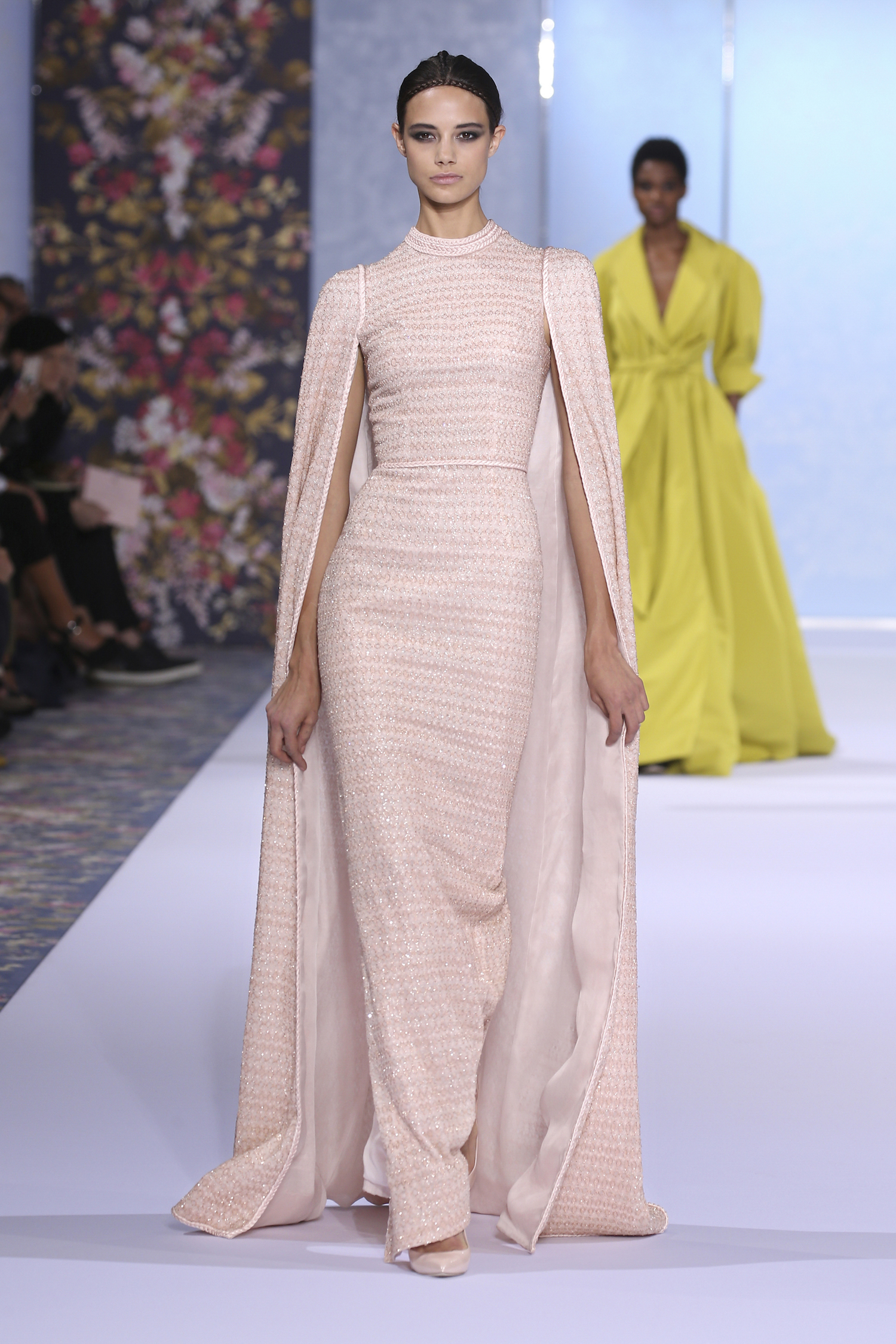 A model walks the runway during the Ralph & Russo Haute Couture Fall/Winter 2016-2017 show as part of Paris Fashion Week on July 4, 2016 in Paris, France.