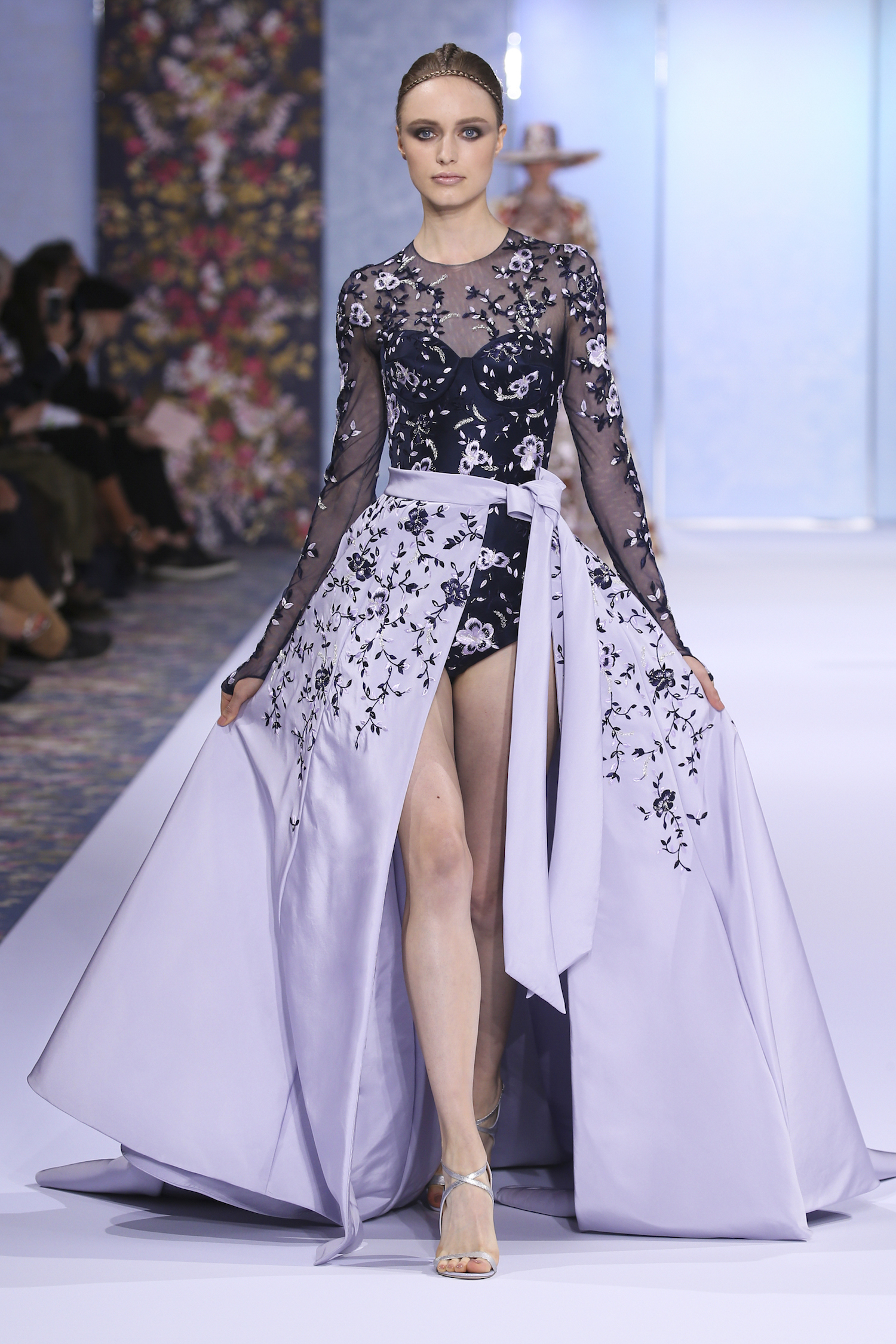 A model walks the runway during the Ralph & Russo Haute Couture Fall/Winter 2016-2017 show as part of Paris Fashion Week on July 4, 2016 in Paris, France.