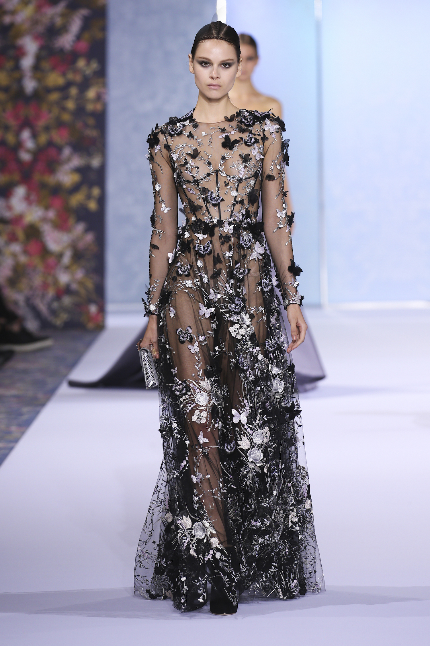 A model walks the runway during the Ralph & Russo Haute Couture Fall/Winter 2016-2017 show as part of Paris Fashion Week on July 4, 2016 in Paris, France.