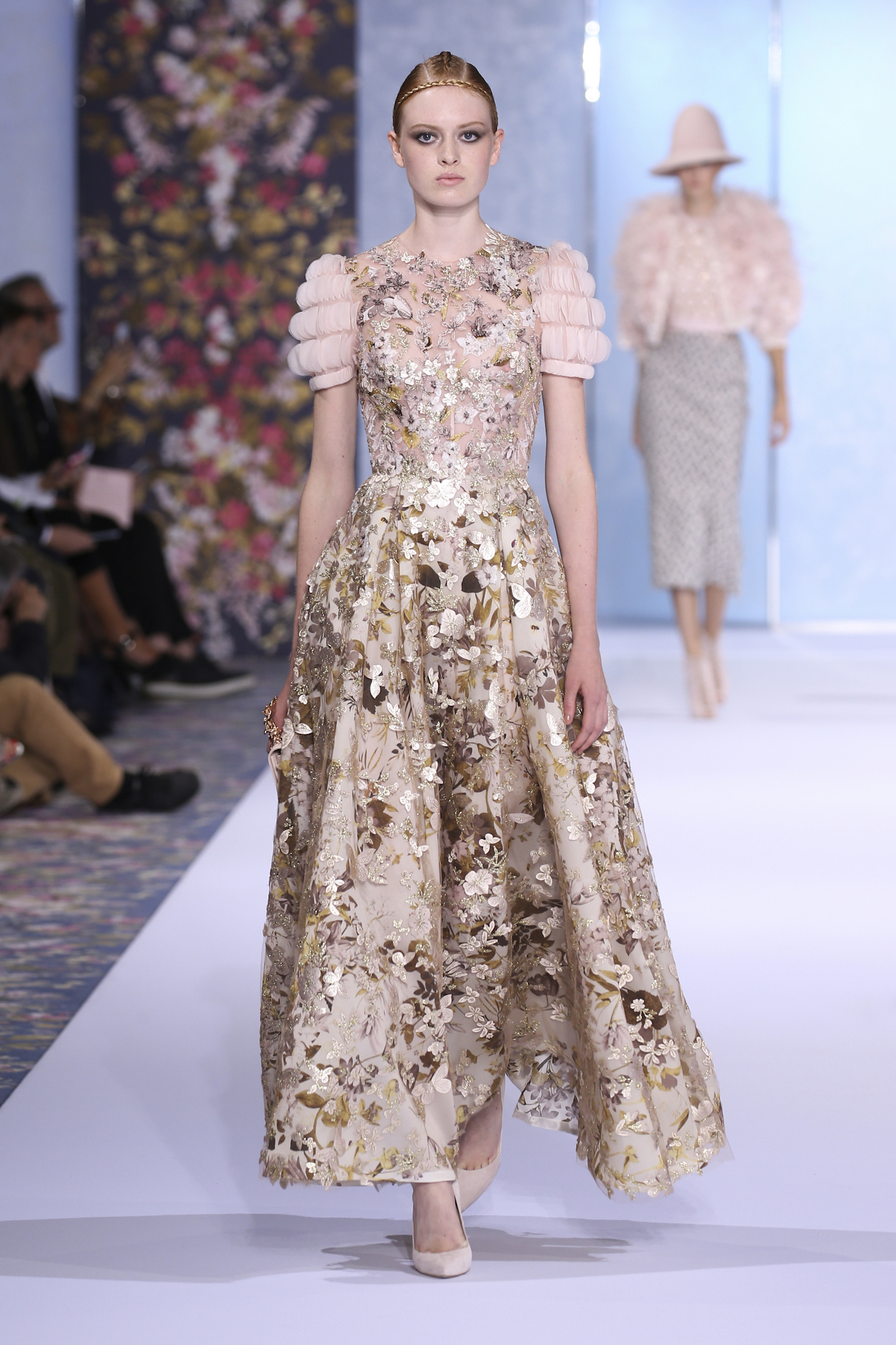 A model walks the runway during the Ralph & Russo Haute Couture Fall/Winter 2016-2017 show as part of Paris Fashion Week on July 4, 2016 in Paris, France.