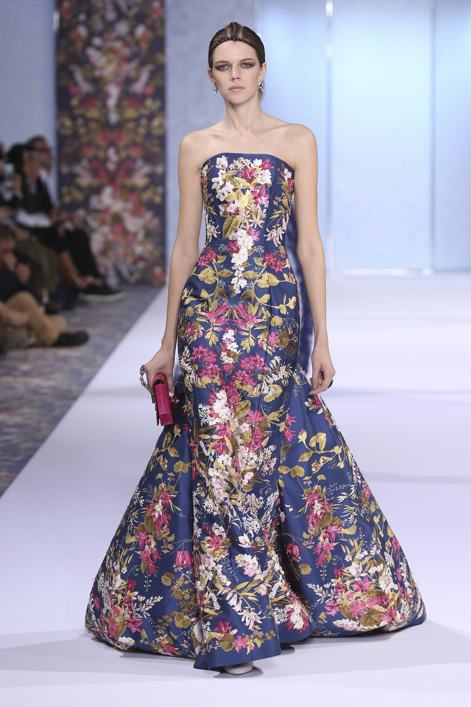 A model walks the runway during the Ralph & Russo Haute Couture Fall/Winter 2016-2017 show as part of Paris Fashion Week on July 4, 2016 in Paris, France.