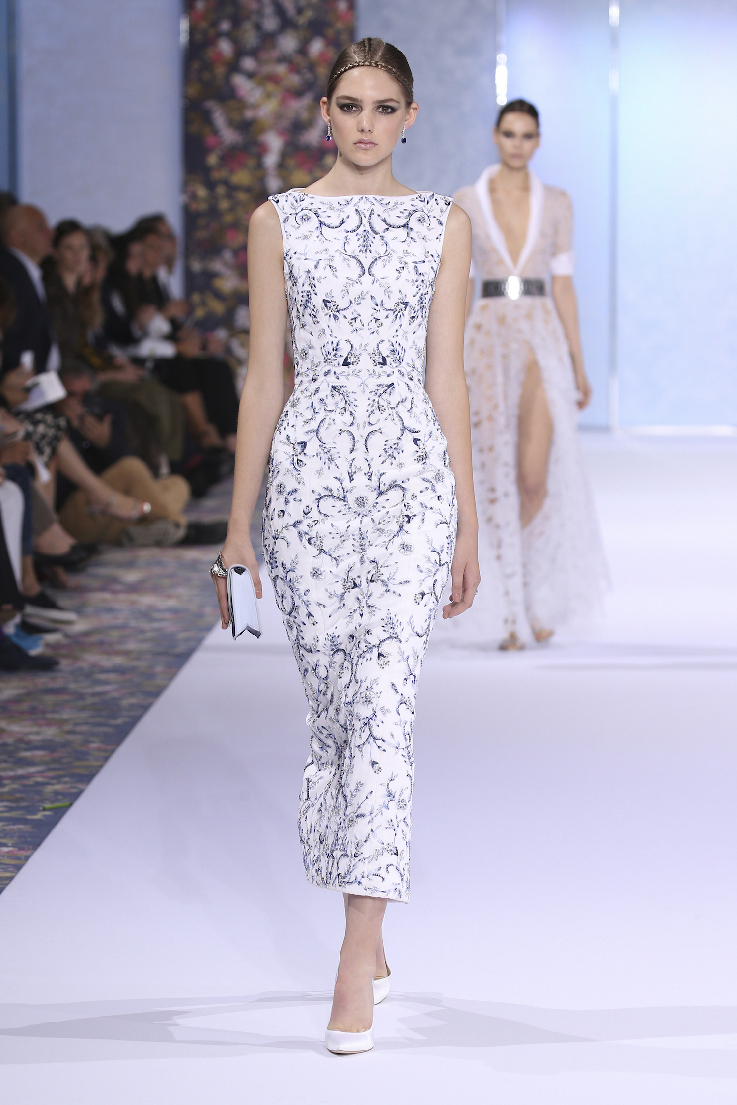 A model walks the runway during the Ralph & Russo Haute Couture Fall/Winter 2016-2017 show as part of Paris Fashion Week on July 4, 2016 in Paris, France.