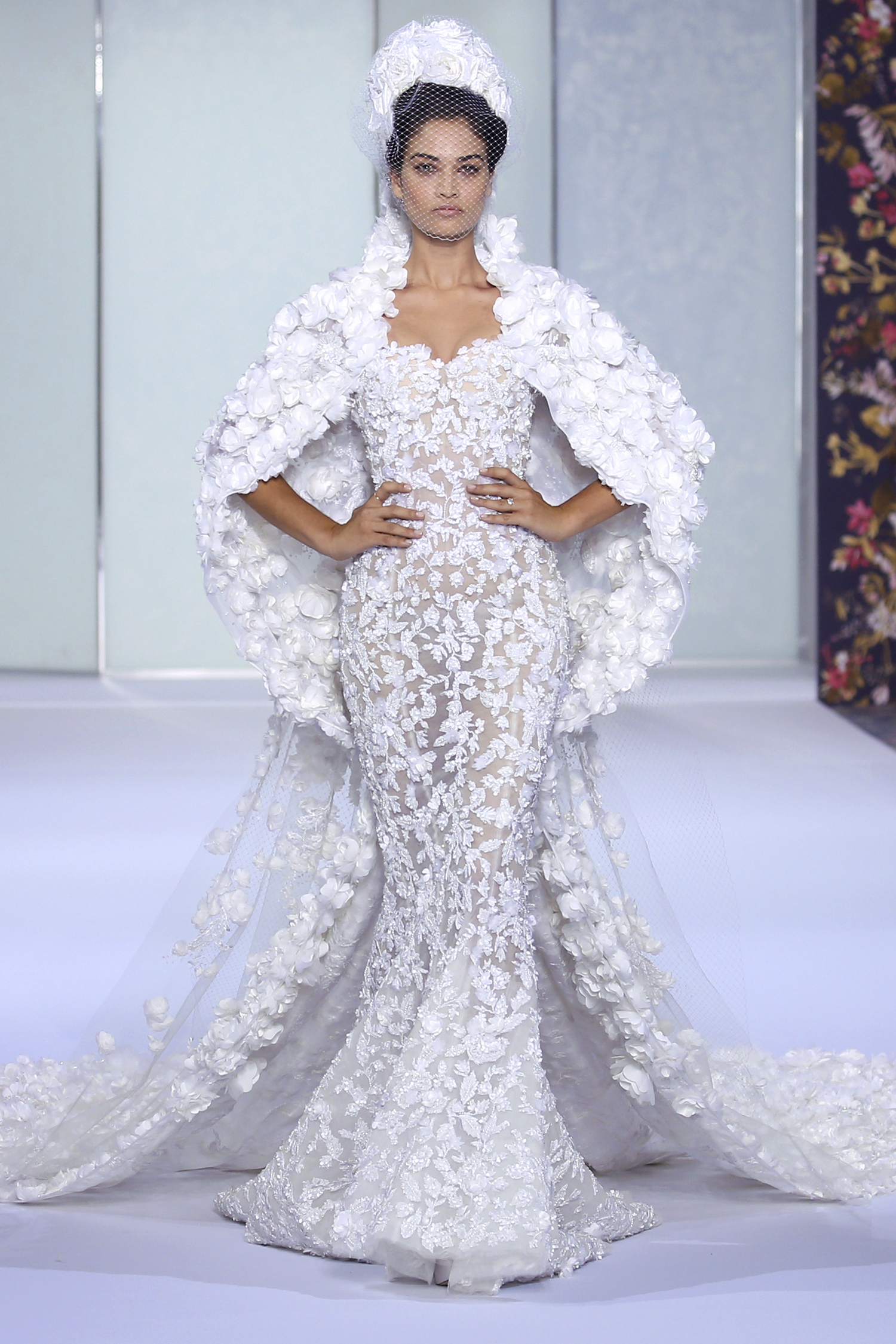 A model walks the runway during the Ralph & Russo Haute Couture Fall/Winter 2016-2017 show as part of Paris Fashion Week on July 4, 2016 in Paris, France.